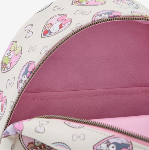 Loungefly Hello Kitty And Friends Bestie Hearts Mini Backpack (Light pink) - Picture 11 of 11